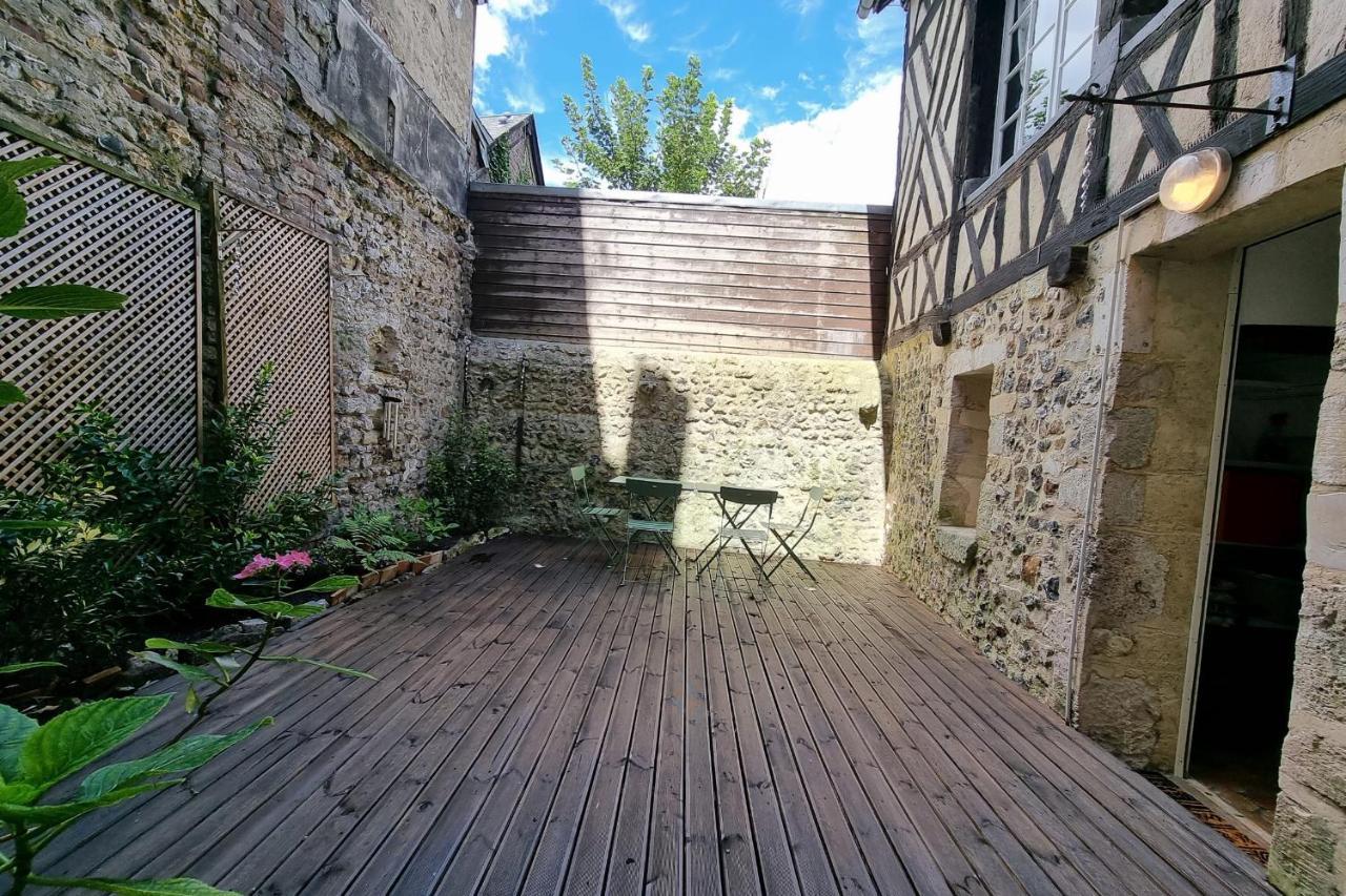 Villa La Terrasse Notre Dame - Haus mit Charakter - 4P - Centre Honfleur Exterior foto